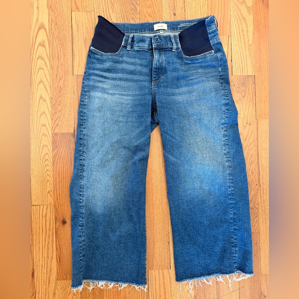 DL1961 Women's Blue Wide Leg Jeans